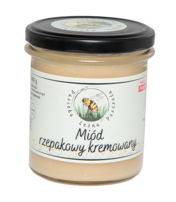 Miód Rzepakowy kremowany 400g