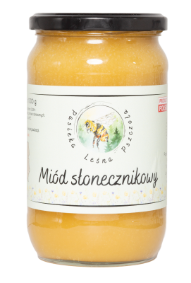 Miód Słonecznikowy 1000g